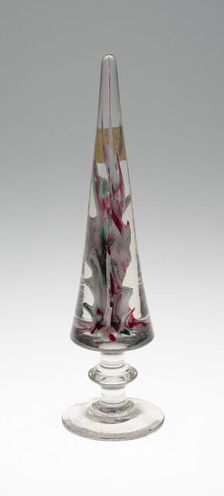 Two Mantelpiece Ornaments, Lunéville, 1845/70. Creator: Baccarat Glasshouse