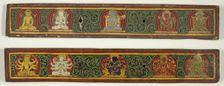 Two manuscript covers from the Five Protectors (Pancharaksha), 15th century. Creator: Unknown