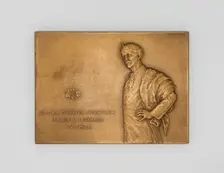 Two Medals Commemorating James McNeill Whistler, 1890/1908. Creator: Victor David Brenner