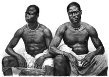 Two men from Assinie Guinea, c1860-1920.Artist: Jean Andre Rixens