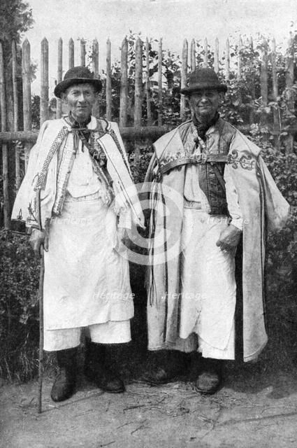 Two men from Krupina, Slovakia, 1922. Artist: Dr V Sixta