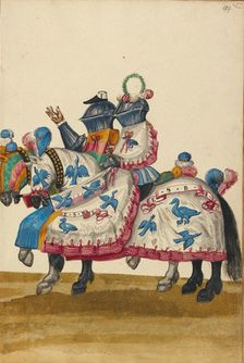 Two Men in Armor for a Tournament Contest, about 1560-1570. Creator: Unknown