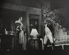 Two men, standing, 1938. Creator: Unknown