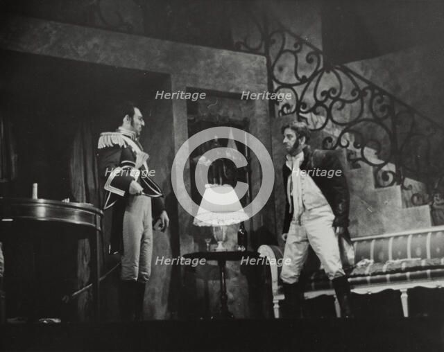 Two men, standing, 1938. Creator: Unknown.