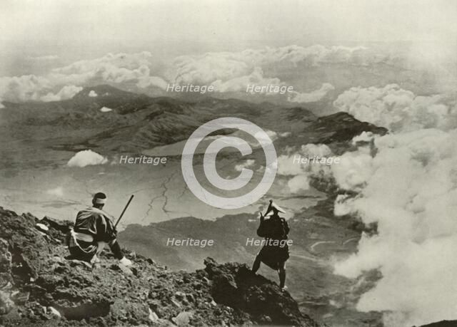 'Two Miles Above the Clouds', 1910. Creator: Herbert Ponting.