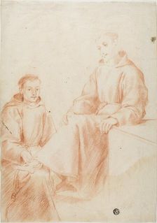 Two Monks, n.d. Creator: Lodovico Carracci