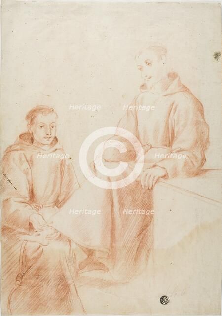 Two Monks, n.d. Creator: Lodovico Carracci.