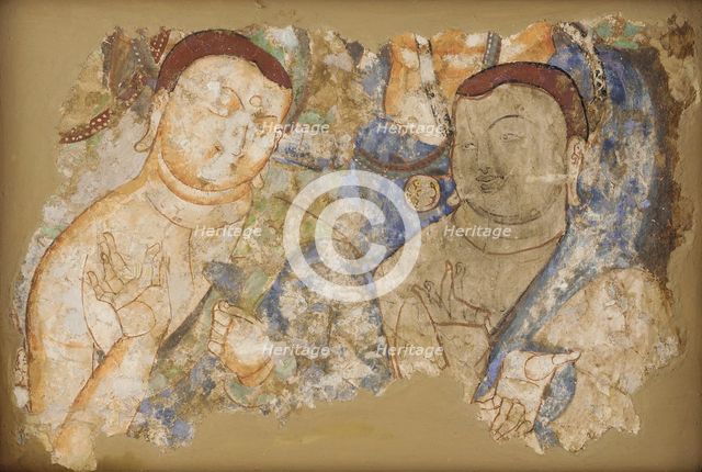Two Monks Conversing, 4th-6th century. Creator: Unknown.
