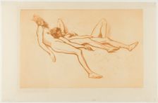 Two Nude Models, 1902. Creator: Theophile Alexandre Steinlen
