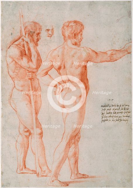 Two Nude Studies, 1515. Artist: Raphael (1483-1520)