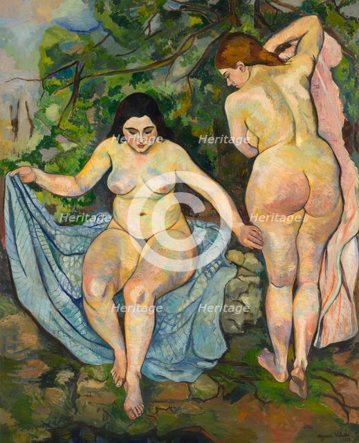 Two Nudes or The Bath, 1923. Creator: Valadon, Suzanne (1865-1938).