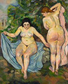 Two Nudes or The Bath, 1923. Creator: Valadon, Suzanne (1865-1938)