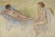 Two Nudes, Between 1902 and 1903. Creator: Edvard Munch