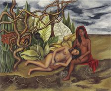 Two Nudes in the Forest (The Land Itself), 1939. Creator: Frida Kahlo
