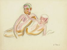 Two naked boys, c1910s. Creator: Verner Thome