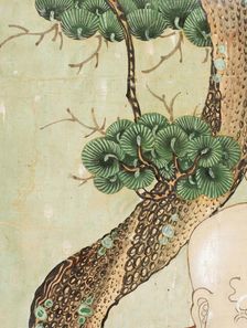 Two Nahans (Arhats) (image 2 of 5), late 19th century. Creator: Anon