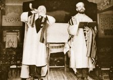 Two officials of an East End synagogue, London, 20th century. Creator: Unknown