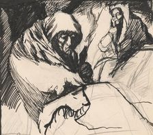 Two old women, 1940-1944. Creator: Ján Novák