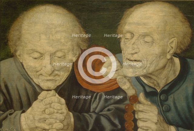 Two Old Men. Artist: Reymerswaele, Marinus Claesz, van (ca. 1490-after 1567)