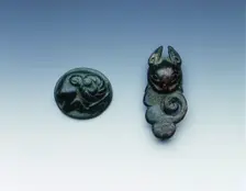 Two Ordos bronzes, Eastern Zhou dynasty, China, 4th-3rd century BC. Creator: Unknown
