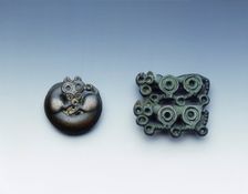Two Ordos bronzes, Eastern Zhou dynasty, China, 5th-4th century BC. Creator: Unknown