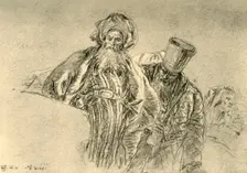 Two Oriental Merchants 1753, (1928). Artists: Giovanni Battista Tiepolo, Giovanni Domenico Tiepolo