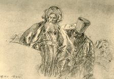 Two Oriental Merchants 1753, (1928). Artists: Giovanni Battista Tiepolo, Giovanni Domenico Tiepolo