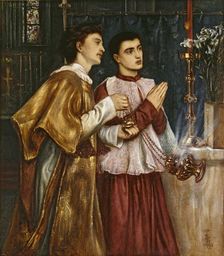 Two Acolytes Censing: Pentecost, 1863. Artist: Simeon Solomon