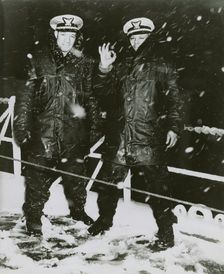 Two African American Navy officers, [left to right] Ensign J. J. Jenkins and Clarence..., 1939 - 194 Creator: United States Coast Guard