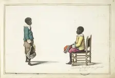 Two African boys, 1654. Creator: Gesina ter Borch