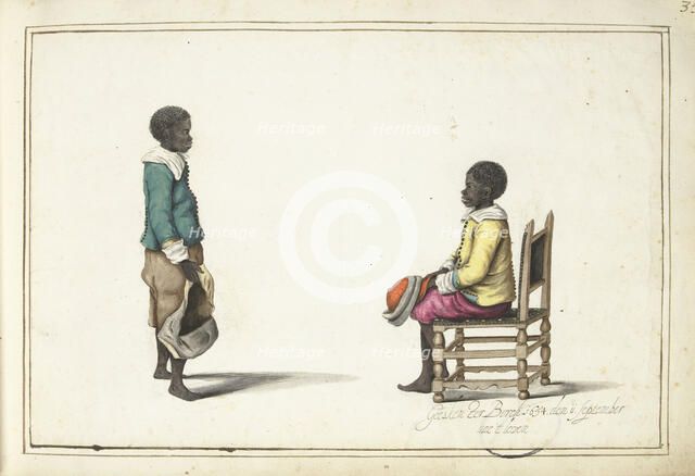 Two African boys, 1654. Creator: Gesina ter Borch.