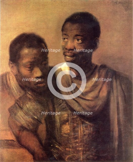 Two African Men, 1661, (1967).  Creator: Rembrandt Harmensz van Rijn.