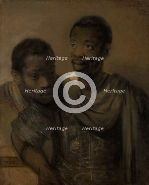 Two African men, 1661. Creator: Rembrandt van Rhijn (1606-1669).