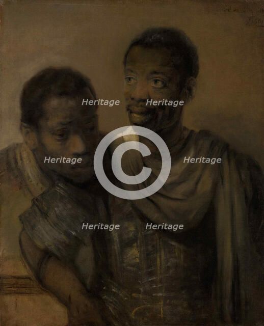 Two African men, 1661. Creator: Rembrandt van Rhijn (1606-1669).