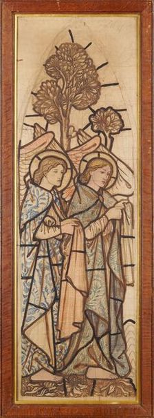 Two Angels, 1862. Creator: Sir Edward Coley Burne-Jones