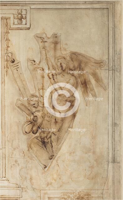 Two Angels Carrying Torches, c. 1501. Creator: Filippino Lippi.
