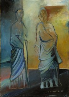Two Apostles, 1943. Creator: Ole Kandelin