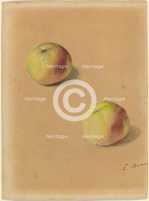 Two Apples, 1880. Creator: Edouard Manet.