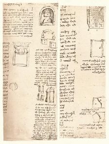 Two architectural drawings, c1472-c1519 (1883). Artist: Leonardo da Vinci