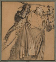 Two Arabs, for The Revolt of Cairo, c. 1810. Creator: Anne-Louis Girodet de Roucy-Trioson (French, 1767-1824)