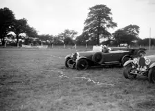 Two Bugatti Type 44s taking part in the Bugatti Owners Club gymkhana, 5 July 1931. Artist: Bill Brunell