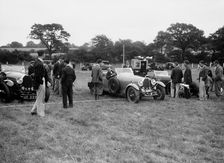 Two Bugatti Type 44s taking part in the Bugatti Owners Club gymkhana, 5 July 1931. Artist: Bill Brunell