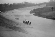 Two Bugattis racing at a BARC meeting, Brooklands, Surrey, 1931 Artist: Bill Brunell