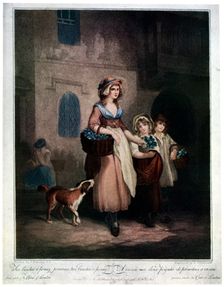 Two Bunches a Penny, Primroses, Two Bunches a Penny 1793, (1929). Artist: Luigi Schiavonetti