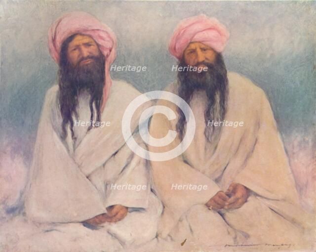 'Two Baluch Chiefs', 1903. Artist: Mortimer L Menpes.