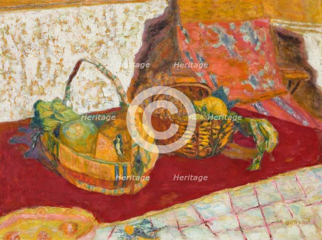 Two baskets of fruit, c1935. Creator: Bonnard, Pierre (1867-1947).