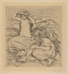Two Bathers (Les Deux Baigneuses), 1895. Creator: Pierre-Auguste Renoir