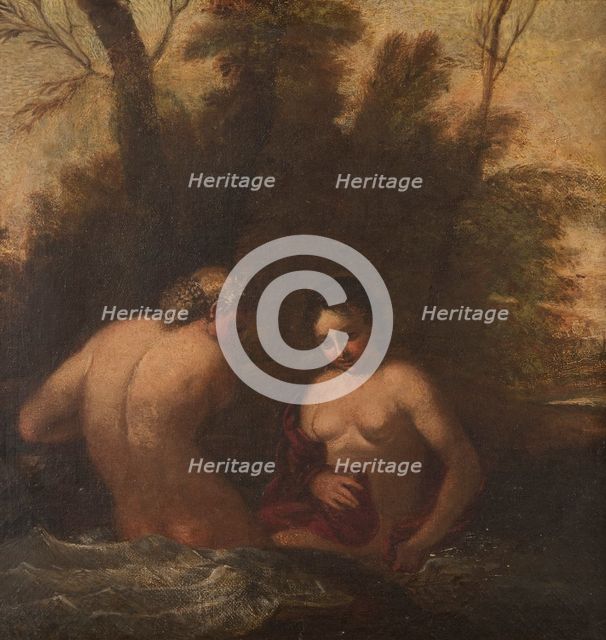 Two bathing nymphs. Creator: Francesco Albani.
