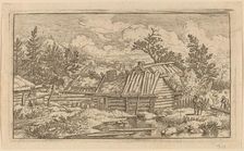 Two Beams Floating in the Water, probably c. 1645/1656. Creator: Allart van Everdingen