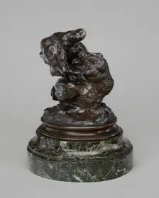 Two Bears Wrestling, model 1833, cast after 1847-1848. Creator: Antoine-Louis Barye